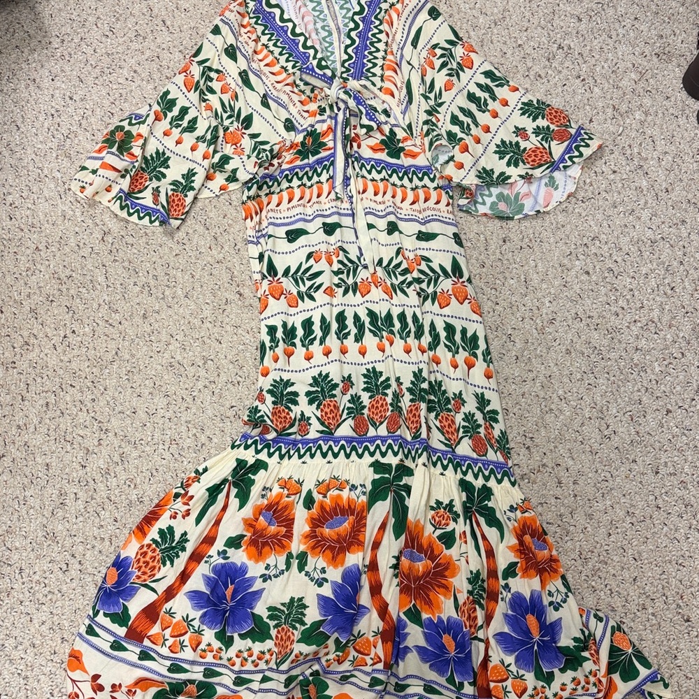 FARM Rio Multicolor Floral Maxi Dress - Picture 5 of 7